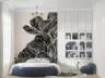 Contemporary Abstract Wavy Pattern Wall Mural 8