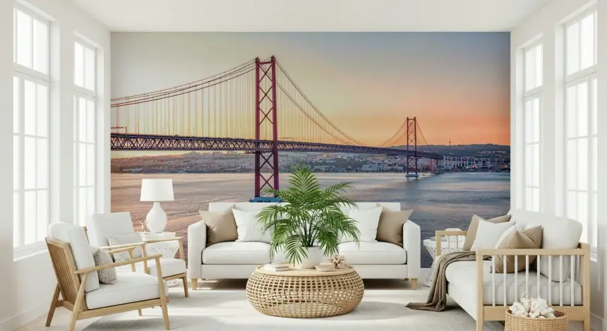 Lisbon's Light Wall Mural