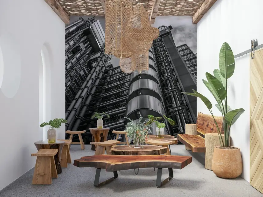 Lloyds Building Wall Mural