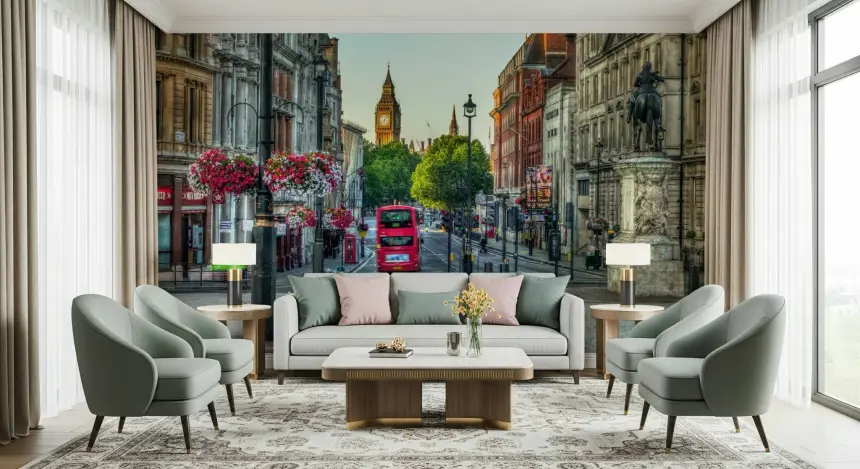 London Calling Wall Mural