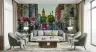 Vibrant London Cityscape Wall Mural 7