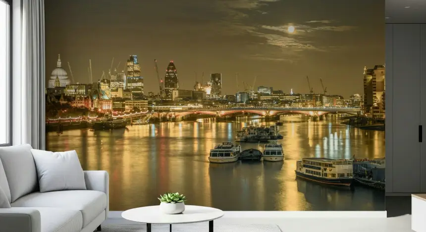 London Nights Wall Mural
