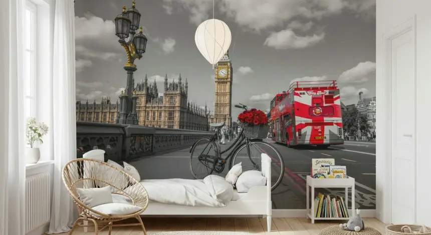 London Ride Wall Mural