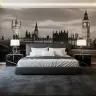 Historic London Big Ben Cityscape Wall Mural 7