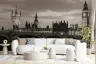 Historic London Big Ben Cityscape Wall Mural 6