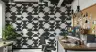 Monochrome Geometric Circle Wall Mural 5