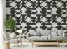 Monochrome Geometric Circle Wall Mural 7