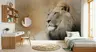 Regal Lion Portrait Wall Mural 6