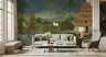 Sacred Temple Landscape Moonlight Wall Mural 6