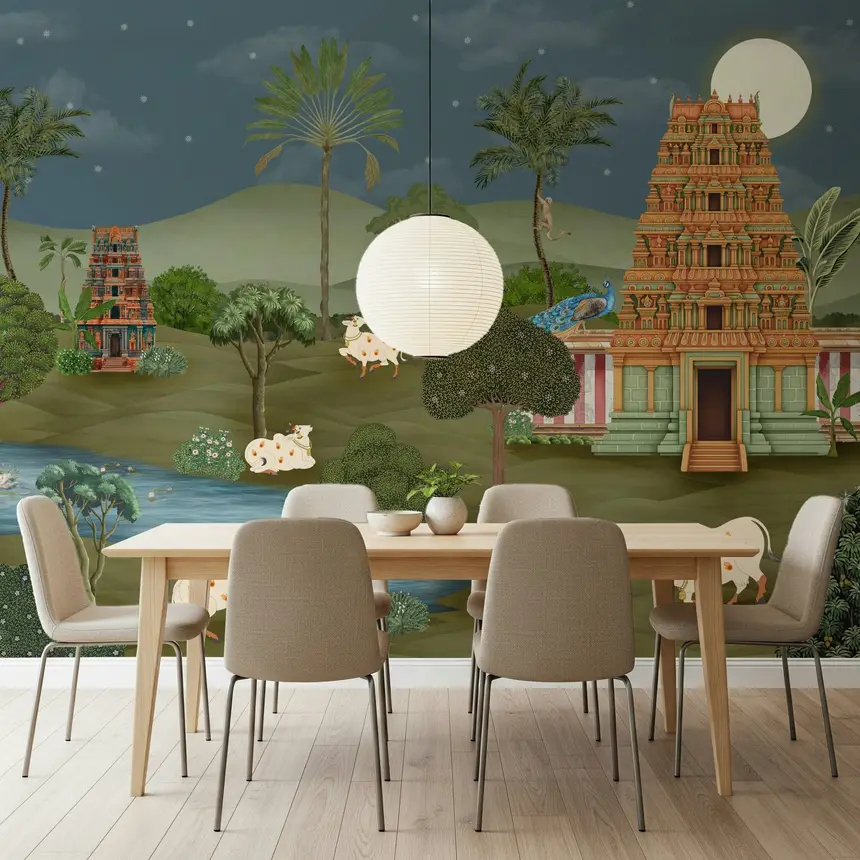 Mandir Majesty Wall Mural