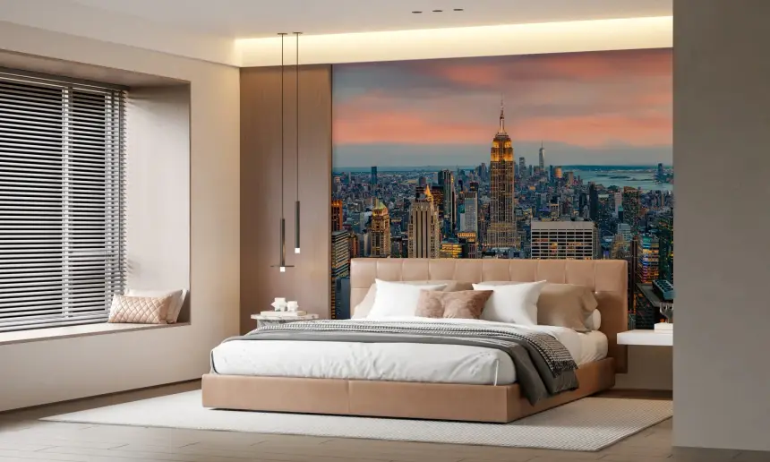 Manhattan Dawn Wall Mural