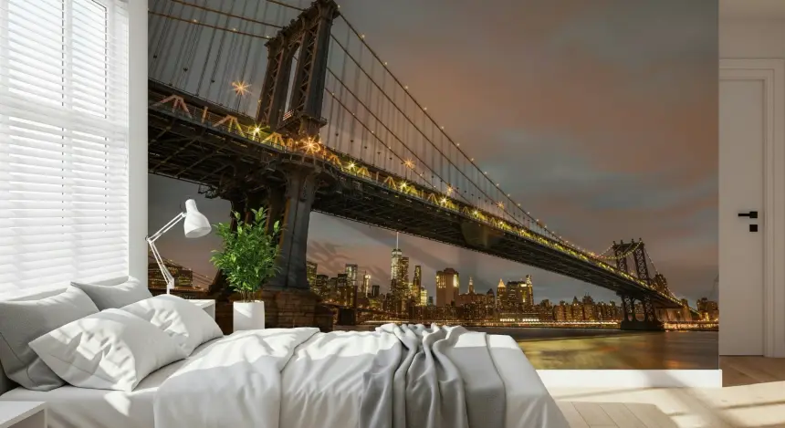 Manhattan Dusk Wall Mural