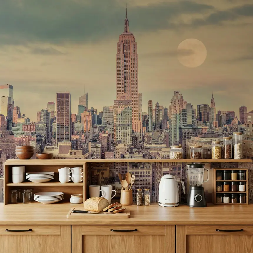 Manhattan Skyline Wall Mural