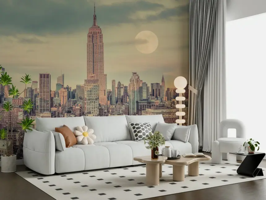 Manhattan Skyline Wall Mural