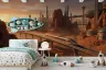 Futuristic Martian Cityscape Wall Mural for Kids 6
