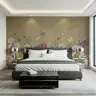 Watercolor Wildflower and Butterfly Nursery Mural 8