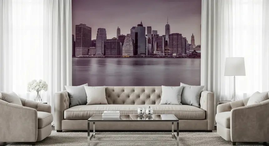 Metro Dusk Horizon Wall Mural
