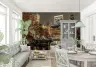 Urban Skyline with Park at Dusk Wall Mural 6