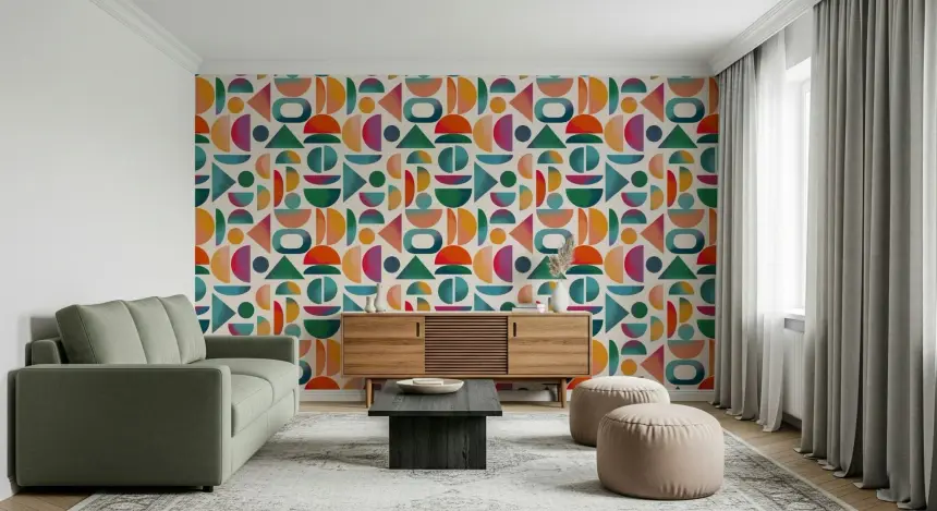 Mid-Century Pop Wallpaper