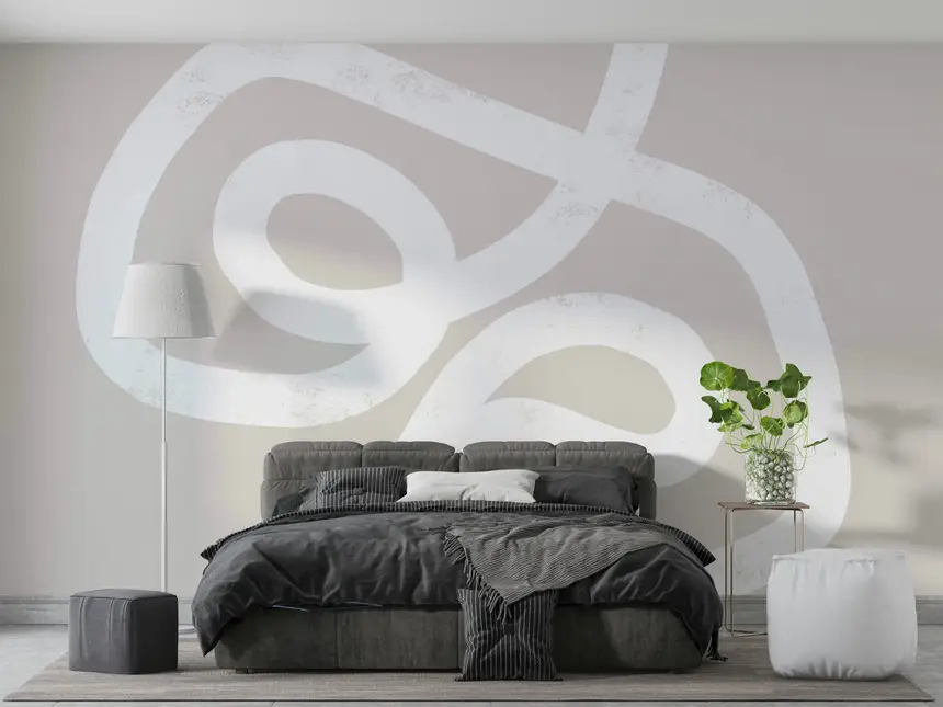 Minimalist Loop Wall Mural - 2312208