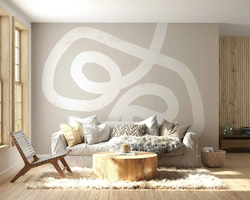Minimalist Loop Wall Mural - 2312208