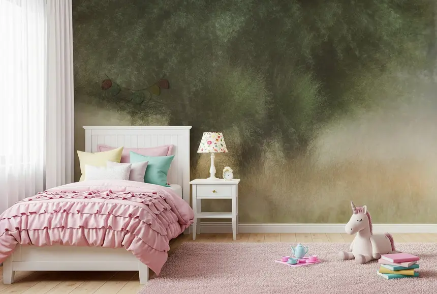 Misty Grove Wall Mural -1749644