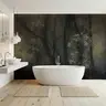 Painterly Dark Forest Wildflower Wall Mural 8