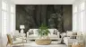 Painterly Dark Forest Wildflower Wall Mural 7