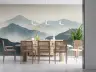 Misty Blue Mountain Range Scenic Wallpaper 7