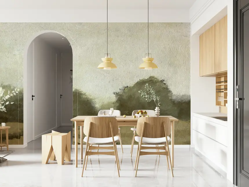 Misty Path Wall Mural -2879452