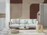 Mid-Century Modern Abstract Curves Textured Wallpaper 7