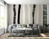Contemporary Wavy Stripe Wall Mural 6