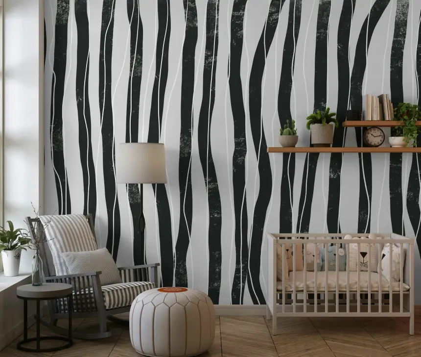 Urban Stripes Wall Mural - 2312234