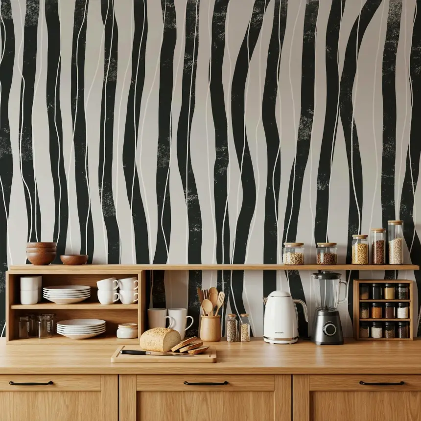 Urban Stripes Wall Mural - 2312234