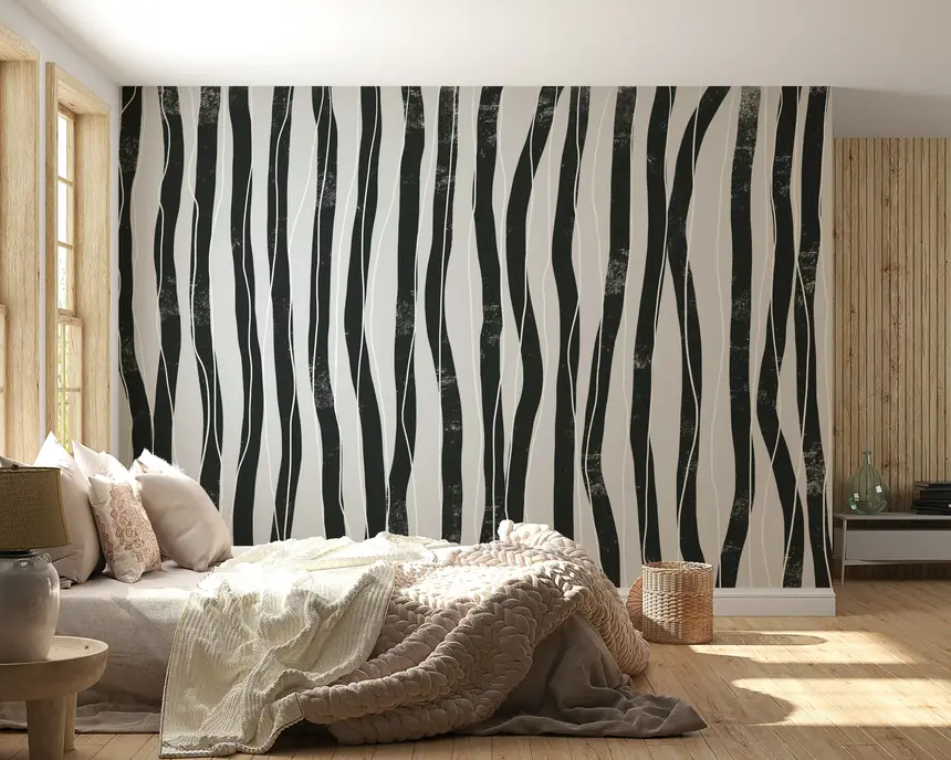 Urban Stripes Wall Mural - 2312234