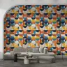 Vibrant Geometric Circles Pattern Wallpaper 6