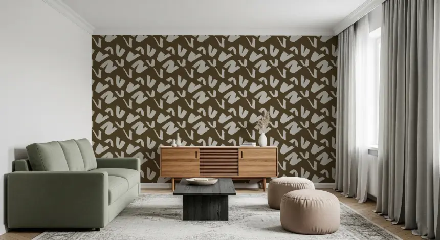 Modern Markings Wallpaper
