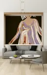 Avant-Garde Abstract Woman Wall Mural 7