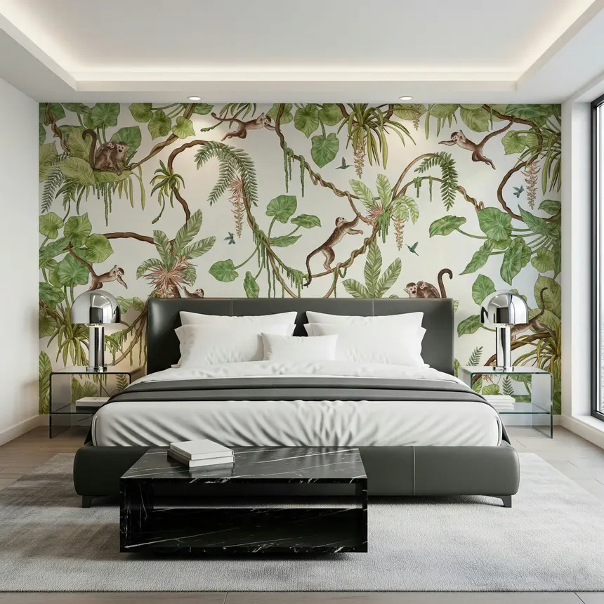 Monkey Business Wall Mural