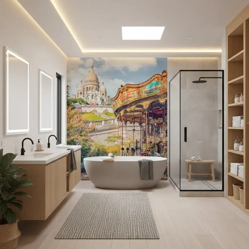 Montmartre Melody Wall Mural