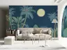 Enchanted Moonlit Jungle Animals Wall Mural 8