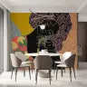 Vibrant Abstract Motherhood Wall Mural 8