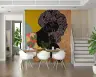 Vibrant Abstract Motherhood Wall Mural 7