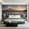 Serene Mount Fuji Lake and Pier Wall Mural 7