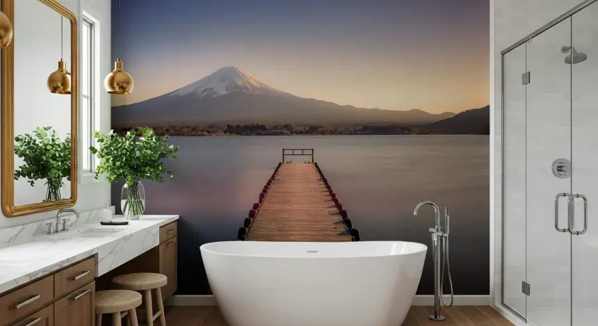 Mount Fuji Serenity Wall Mural