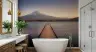 Serene Mount Fuji Lake and Pier Wall Mural 8