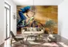 Dynamic Mountain Biker Speed Blur Wall Mural 7