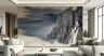 Cloud-Kissed Mountain Cliff Wallpaper 8