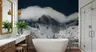Dramatic Snow-Capped Mountain Range Wall Mural 6