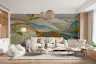 Modern Abstract Mountain Landscape Wall Mural 8